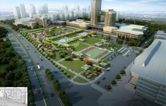 湖南广播电视台金鹰大厦前广场改造项目